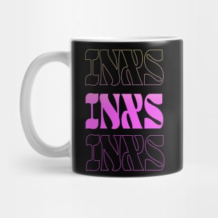 INXS // Typography Fan Art Design Mug